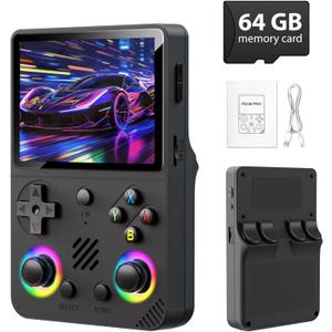 R38 Retro Handheld Game Console, Features a 4.0-inch IPS Screen, Supports Over 30 emulators, Built-in with Over 30,000 Classic Games, Portable Open-Source Linux System,4000mAh Battery