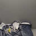 Homemate Heated Blanket Electric Throw - 50"x60" Heating Blanket Throw 1/2/4/6/8 Hours Auto-off 10 Heat Level Over-heat Protection Flannel Sherpa Heater Blanket ETL Certification