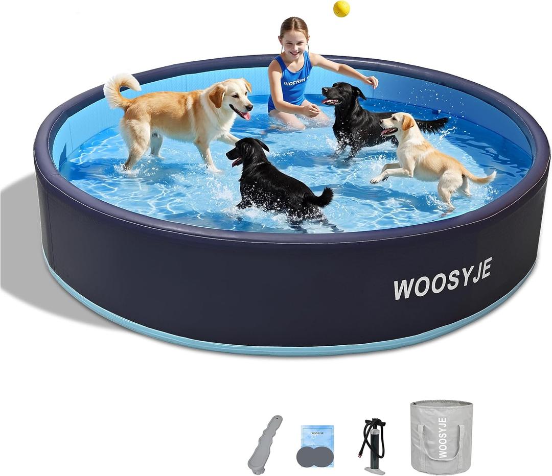 WOOSYJE Inflatable Dog Pool 2m