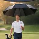 SIEPASA Golf Umbrella Large 62/68/72 Inch Automatic Open Golf Umbrella Extra Large Oversize Double Canopy Vented Umbrella Windproof Waterproof for Men and Women.