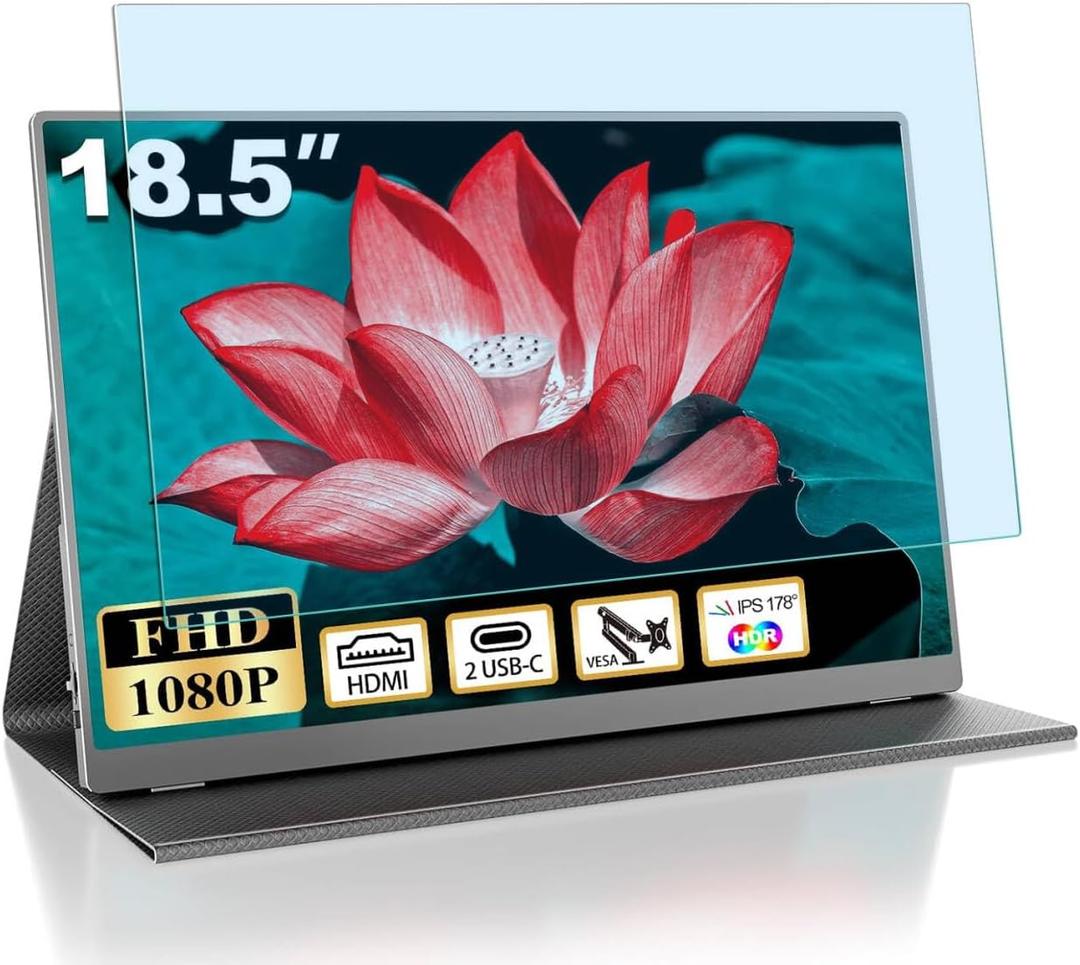 MUBUY-GOL 18.5" Portable Monitor Screen Protector | Anti-Blue Light & Anti-Glare Matte Film | Reduces Eye Strain, Anti-Fingerprint Protection for UPERFECT/VisionOwl/InnoView/HGFRTEE& Major Brands