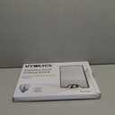 Stainless Steel Cutting Board, Double-Sided Cutting Board with Knife Sharpener, Stainless & Wheat Straw PP, Food-Grade Metal Chopping Board for kitchen, Large Size 16"x11"