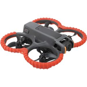 Avata 2 Propeller Guard Protector, Anti-Collision Prop Bumper Silicone Protective Cover Ring for DJI Avata 2 Accessories (Red)