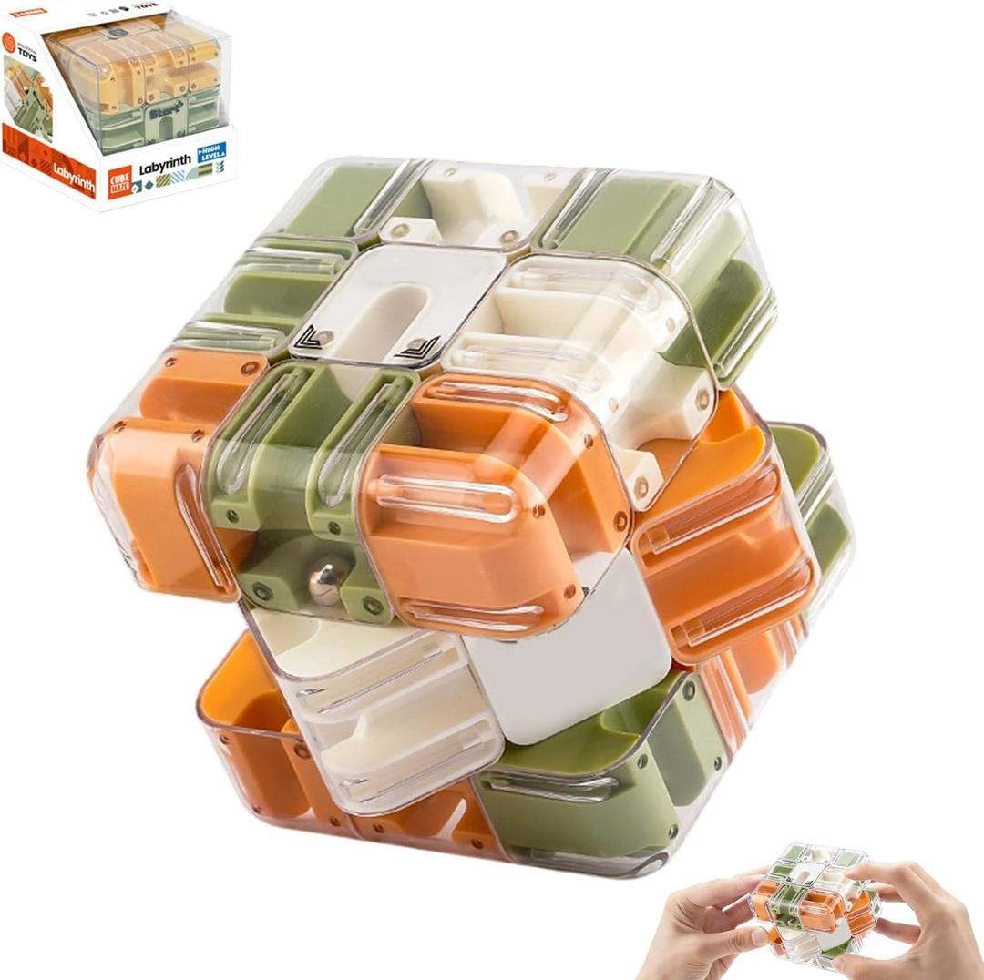 3D Cube Puzzle for Kids 5-8 8-12, Color Matched Game, Education Sensory Toys Birthday Gift for Kids Adults 5 6 7 8 9+ Years Old Boys