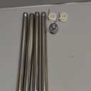 K's Novelties Flag Pole Kits Hardware and Accessories (6' Silver Rotating Flag Pole Flagpole Kit with Ball Topper (NO Flag Or Bracket))