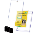 30-Pack Sleeved Card Magnetic Holders - 35pt One Touch Card Holder, Includes 30 Soft Soft Card Sleeves, Insert Card into Sleeve First, Then into Holder, Fits Trading Cards, Baseball & Game Card