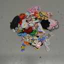 Harsgs 60pcs Random Assorted Styles Embroidered Patches, Bright Vivid Colors, Sew On/Iron On Patch Applique for Clothes, Dress, Hat, Jeans, DIY Accessories