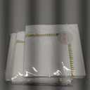 3 x White Brushstroke Cocktail Napkins - Minimalist Modern Design - 25 Disposable Party Napkins - 3-Ply Premium Paper - Classic Elegant Table Decor for Weddings, Events, Brunch