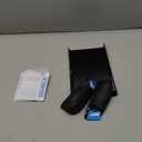 JSAUX Split Protective Case for Nintendo Switch 2, TPU Middle Frame & PC Front Cover, Non-Slip Ergonomic Grip, Storage for 10 Game Cards, Supports Stand Use, Shock Absorption & Anti-Scratch-PC0114 (Black)