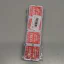 Pack of 4 L LIKED 200 Raffle Tickets, 50/50 Double Roll Tickets for Event, Raffles, Carnival, Door Prizes and Class Reward (Red)