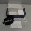 Ryamen Heavy Duty Shower Filter, Shower Water Filter, 99% REMOVAL Shower Head Filter for Hard Water, Heavy Metals, Chlorine (2 Cartridges, Black)