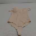 Decorus Seamless Strapless Shapewear Bodysuit - Tummy Control Sculpt Body Shaper : Cupped with Removable Straps (Medium, Beige)
