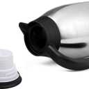 68oz Coffee Carafe Airpot Insulated Coffee Urn Stainless Steel Vacuum Thermal Pot Flask for Coffee, Hot Water, Tea, Hot Beverage - Keep 12 Hours Hot, 24 Hours Cold (Silver)