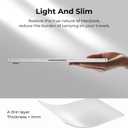 BlueSwan for MacBook Air 13 inch Case, 2026-2022 M5 M4 M3 M2, Anti-Scratch Flexible Protective Laptop Cover with Grippy Matte Texture, Slim and Easy Installation, Frosted White