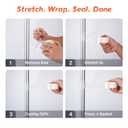 Self-Fusing Silicone Tape 1 36 20 mil Clear Rubber Repair Tape Waterproof, Heat-Resistant, Insulating, Chemical-Resistant, No-Residue, Ideal for Sealing, Automotive, Electrical & Outdoor Use