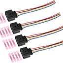 4pcs Ignition Coil Connector for Volkswagen CC 2.0T 2009-2016 for Volkswagen Tiguan 2.0T 2009-2016 No.1J0973724A-