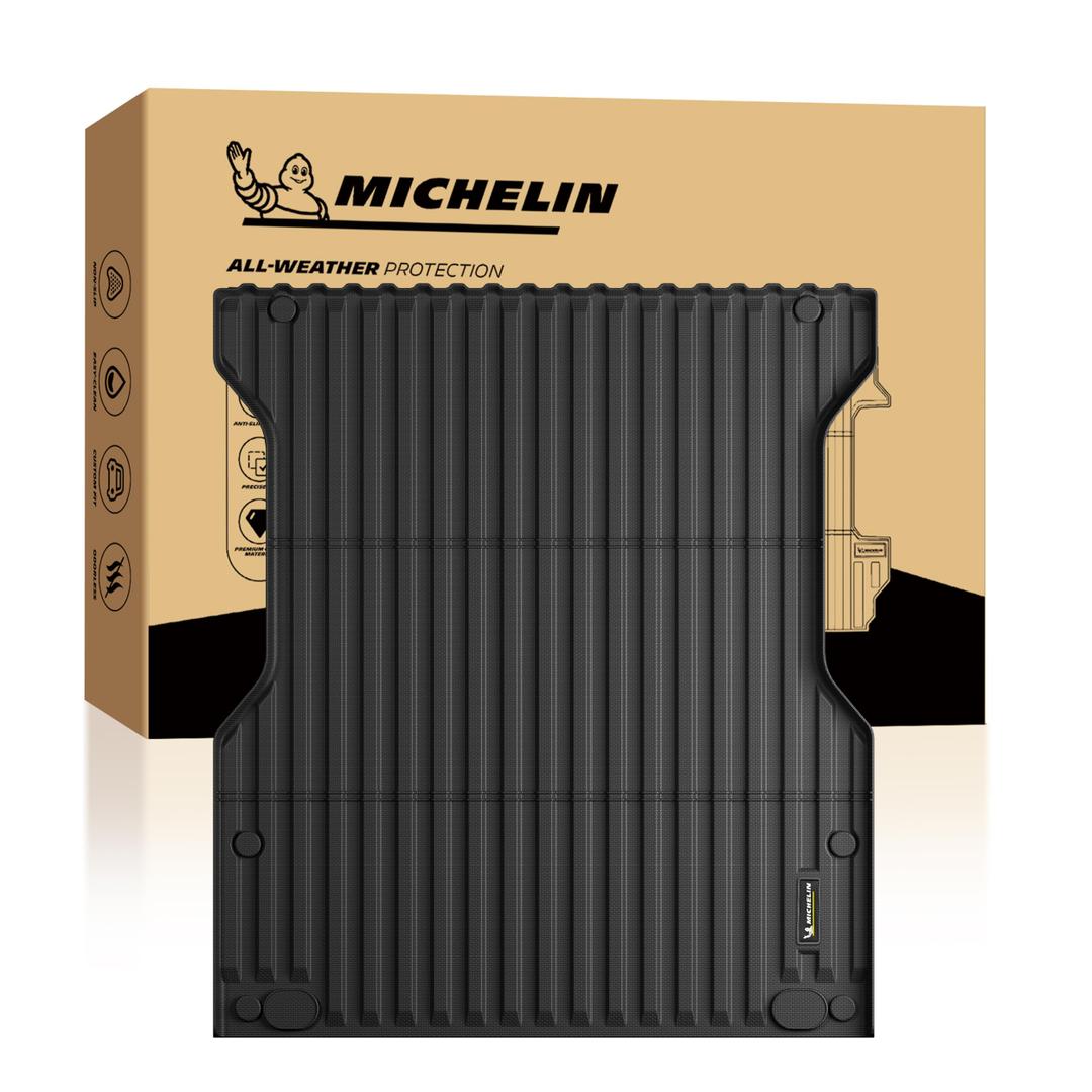 MICHELIN Truck Bed Mat for 2024 2025 2026 Toyota Tacoma - 5 FT / 60.3" Short Bed (Not Fit Drop-in Liners), All-Weather Truck Bed Liner, Custom Fit, Durable TPE Bedliner, Non-Slip