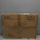 Dog Gate for Stairs, Foldable Dog Gate for Indoor Doorways House, Freestanding Pet Gates for Dogs, Doogie Puppy Fence Gate (3 Panel - 55 inches Wide, Black)