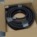 Giraffe Tools Garden Hose 5/8", Custom Length, Heavy Duty, No Kink, Flexible, Rubber Garden Hose, Leakproof Water Hose, 600 Burst PSI, 25ft Male to Female Hose