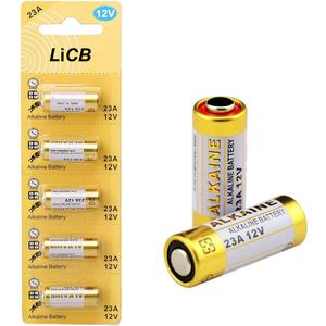 LiCB A23 23A 12V Alkaline Battery (5-Pack)