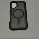 jaroco Magnetic for iPhone 16 Case, [Compatible with MagSafe][Military Grade Drop Protection][Heavy Duty Protection][Non-Slip][Shockproof] 2-Layer Durable Bumper Phone Case 6.1''-Black