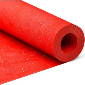 Landical 216 Sq ft/ 3.3 x 65.6 ft Waterproof Membrane for Bathroom Shower, Shower Waterproofing Tile Underlayment Membrane Bathroom Membrane for Sauna Bathroom Walls Polyethylene Fabric Roll