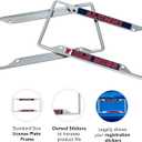 Desert Cactus University of Mississippi Rebels Ole Miss U of M Metal License Plate Frame for Front or Back of Car Officially Licensed (Alumni)