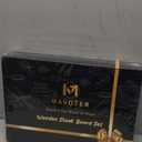 Acacia Wooden Steak Plates Board for Eating Set of 2,15.7" Meat Cutting Boards for Steak Food Serving Tray with Fork, Knife & Ramekins,Charcuterie Platter for Kitchen, BBQ & Entertaining