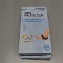 2 x XWOLF Plantar Fasciitis Heel Protectors with Shoe Horn, Heel Cups for Heels Spur & Achilles Pain Relief, Cracked Heels, Reusable Foot Cushions for Men & Women (Large W 8-10 / M 8-10)