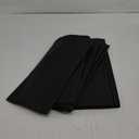 16 Pack Black Plastic Tablecloth for Rectangle Tables, Premium Decorative Black Disposable Table Cloths for Parties, Bulk Rectangle Party Table Cover for Birthday, Wedding, Anniversary, 54 x 108 Inch