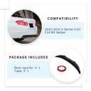 Rear Trunk Spoiler PSM-Style Compatible with 5 Series and M5 Sedan (F10 & F10 M5 10-16, Carbon Fiber Look)