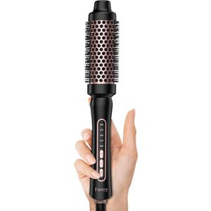 Upgraded Farery Thermal Brush, Non-Blowing Heated Round Brush, 1 1/2 Inch Hot Curling Brush with Adjustable Temp, Easier & Faster & Smoother, Dual Voltage for Travel, Longer Lasting Bristles