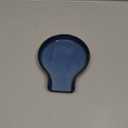 Spoon Rest - HAPPY KIT Blue Spoon Rest for Stove Top for Cooking Spoons Spatula Kitchen Decor Ceramic Spoon Holder for Kitchen Counter with Gift Box Ready