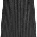 Matte Black Ceramic Vase, GUKJOB Small Cute Flower Vase for Pampas Grass, Home, Living Room, Dining Table, Farmhouse, Office Decor, Bedroom, Table, and Kitchen Shelf (Matte Black)