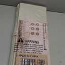 5 Tiers Over Door Organizer with 10 Mesh Side Pockets, 50 lbs Weight Capacity Hanging Storage Organizer with Clear Window Kids Toys, Shoes, Diapers, Beige