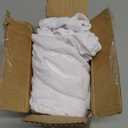 Box Spring Cover Full Size with Smooth and Elastic Woven Material, Alternates for Bed Skirt, Wrinkle & Fading Resistant, Washable, Dustproof, White