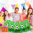 Shappy 16 Pack Soccer Drawstring Bags for Party Favors 12 x 10 Inch Treat Candy Goodie Gifts Bags Team Supplies Sport Birthday Party Favors