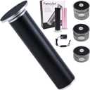 Electric Foot Callus Remover with 120pcs Sandpaper Discs(3 Sizes), Professional 800RPM Aluminum 4.8 Inches Callus Remover for Feet, Stepless Speed Control Foot File for Dead Skin (Black)