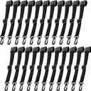 Yesland 20 Pack Canopy Hanging Clips for Vendor Booth Display Business Exhibitions, Tent Hanging Clip for Outdoor Camping to Hang Signs, Slogans, Flags, Food, Lanterns, Garbage Bags, Towels, Black