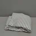 Extra Deep King Fitted Sheet - Hotel Luxury Single Fitted Sheet Only - Easily Fits 18 inch to 24 inch Mattress - Ultra Soft, Wrinkle Free with Extra Deep Pockets - Breathable & Comfy - Grey Stripes