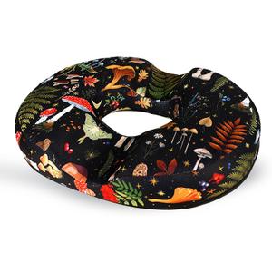 Mushroom Donut Pillow for Hemorrhoids Seat Cushion for Tailbone Pain Relief - Mushroom Home Office Chair Cushion for Long Sitting Work - Memory Foam Car Seat Cushions for Driving Butt Pain Pressure