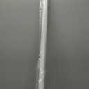 White Tension Curtain Rod 51-165In, Long Adjustable Tension Rods No Drilling for Window or Bathroom, Outdoor Curtain Rods for Patio, Easy to Install, Never Rust, Rod Diameter 1.26 Inches-White