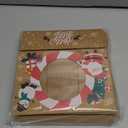 Christmas Cookie Boxes for Gift Giving - 12 Kraft Christmas Cookie Tins With Lids - Sturdy Christmas Treat Boxes, Christmas Tins - Festive Christmas Cookie Box Packaging - Cookie Boxes with Window