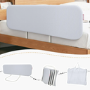 Q-MIULIKE Baby Bed Rail for Toddlers Portable Foldable Travel Toddler Bed Rails Easy to Install 27 Height Adjustable Suitable for Full King Queen Twin Bed Sizes Q-608-80cm