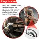 Sanding Belts Fits for Astro Pneumatic Tool Pulley Assembly, 1/2" x 18" Belt Sander Sanding Belts for Belt Sander Knife Sharpening Woodworking Metal Polishing-60 PCS