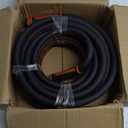 Giraffe Tools Garden Hose 50ft x 5/8", Water Hose Heavy Duty, Flexible, Lightweight Hybrid Hose with Swivel Handle, Male to Female Fittings, Burst 600 PSI