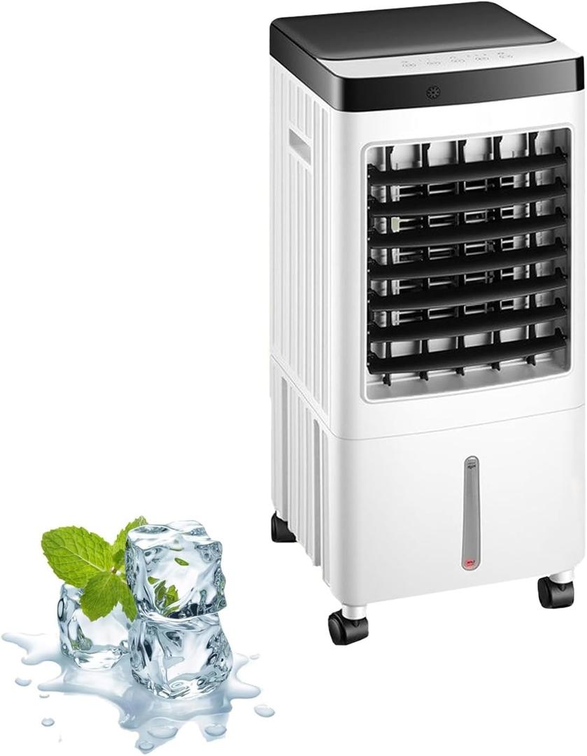 Airvots Portable AC Windowless, Punovo Portable Air Conditioner, Movable Smart Touch Air Conditioner for Room, Stand up Room Cooler Indoor Ac Unit with 10L Water Tank, 3 Speeds