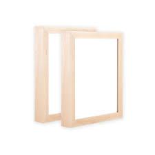 Set of 2 Solid Wood Picture Frame, 8x10in