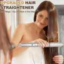 Hair Smooth Attachment for Shark Flexstyle, Gentle Airflow Smooth Nozzle for Shark Flex Style HD400 Series, Hair Straightener Styling from Curly Coily Wet to Straight Smooth Sleek Shiny Hair