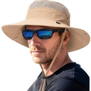 FURTALK Sun Hats for Men Women Fishing Hat UPF 80+ Breathable Wide Brim Hiking Summer UV Protection Bucket Hats (Khaki) FURTALK Sun Hats for Men Women Fishing Hat UPF 80+ Breathable Wide Brim Hiking Summer UV Protection Bucket Hats (Khaki)